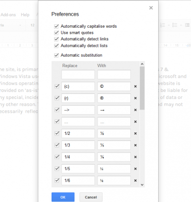 เคล็ดลับและลูกเล่นของ Google เอกสาร