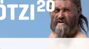 Ötzi der Eismann im Museum in Bozen Quelle: iceman.it Ötzi der Mann aus dem Eis im Archaeologie Museum in Bozen Südtirol.