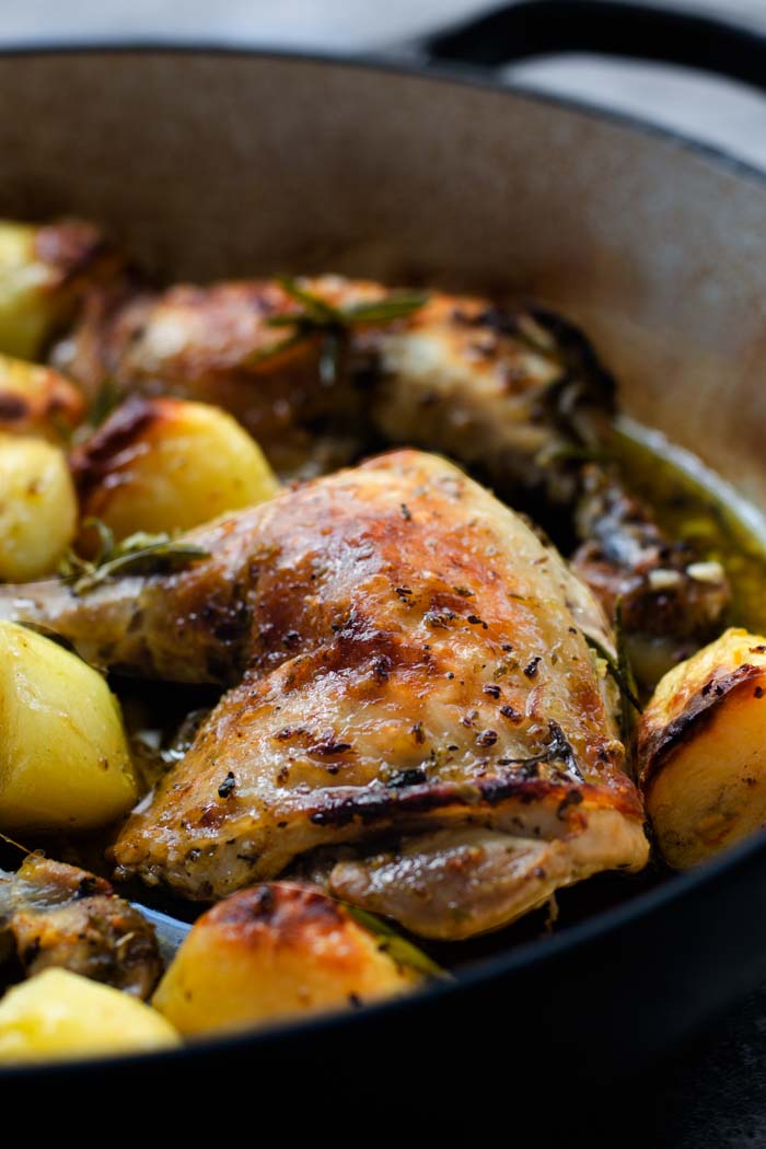 How to make greek chicken with potatoes