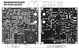 Power Amplifier Class-D IRS20957 Behringer B215D - Electronic Circuit