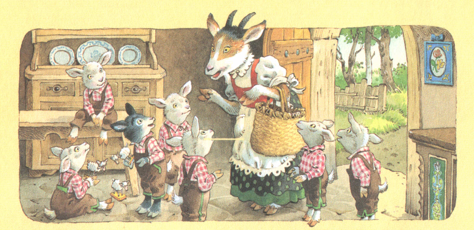 ВОЛК И СЕМЕРО КОЗЛЯТ Детский сайт