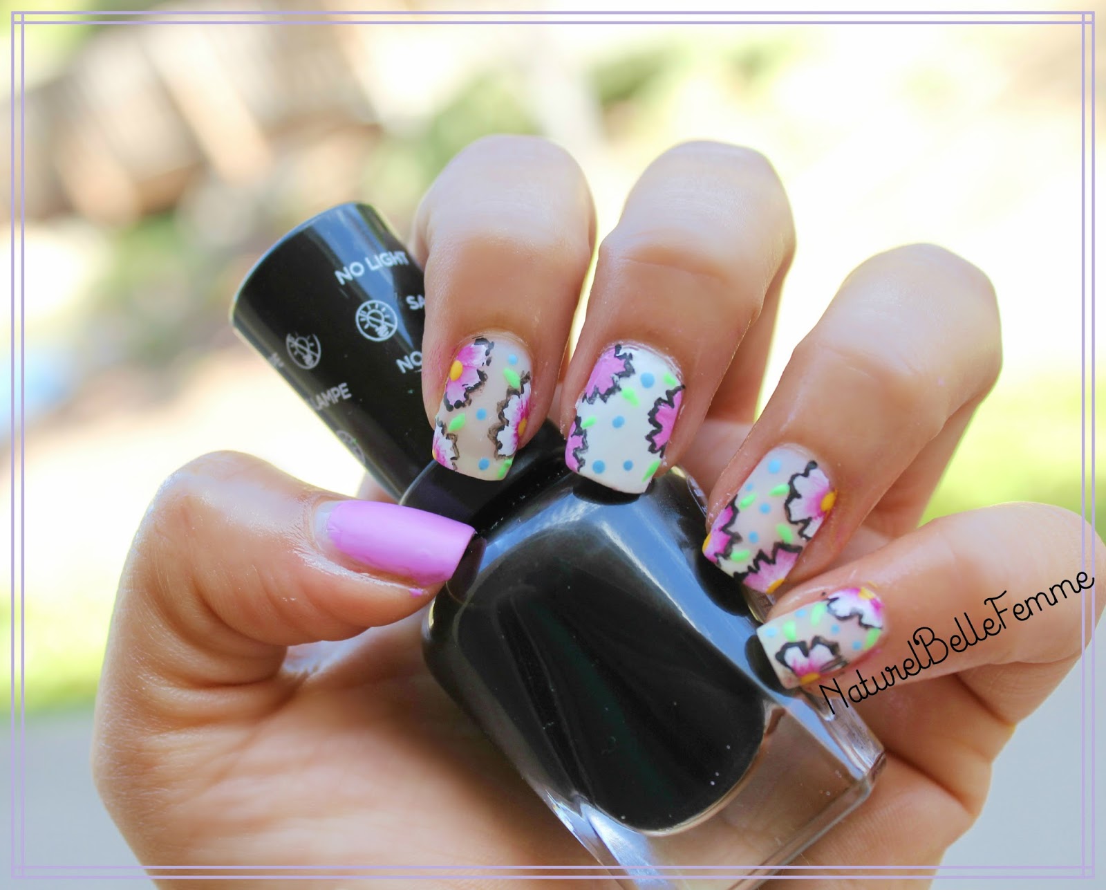 One Stroke Butterfly Nail Art Step by Step - wide 5