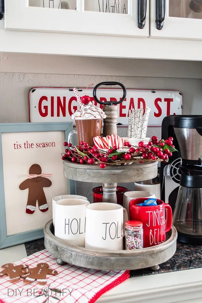 A hot cocoa bar for small spaces - Chalking Up Success!