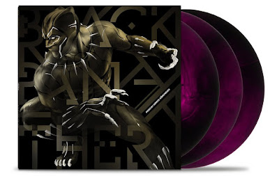MondoCon 2019 Exclusive Black Panther Soundtrack Vinyl Records Variant by Mondo with Cover Artwork by Martin Ansin