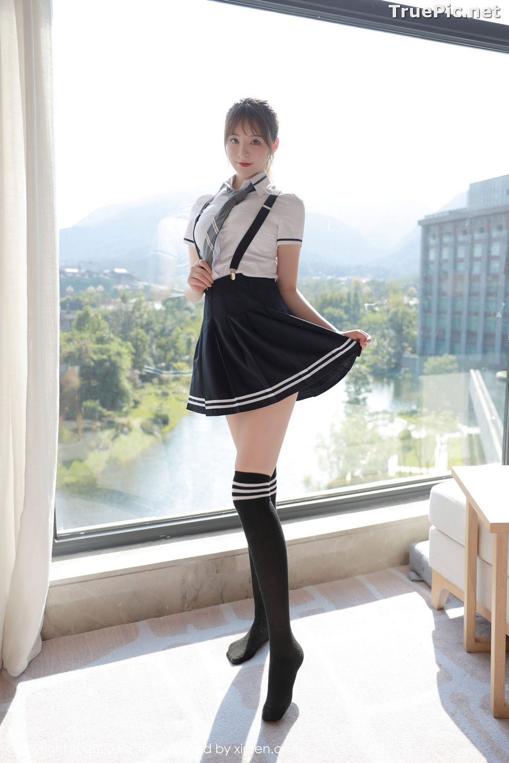 Image MFStar Vol.390 - Chinese Model - yoo优优 - Sexy Student Uniform - TruePic.net - Picture-22