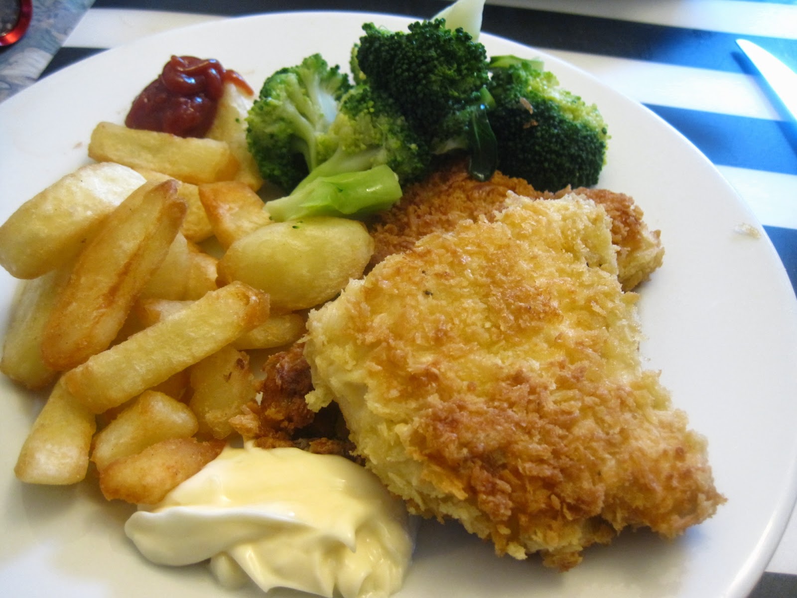 Lynne's Dinners Fish & Chips home style without a deep fat fryer...