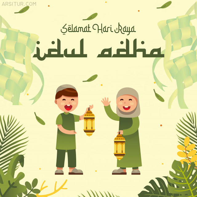 Kumpulan Kartu Ucapan Idul Adha, Template Kosong Bisa Edit - Arsitur Studio