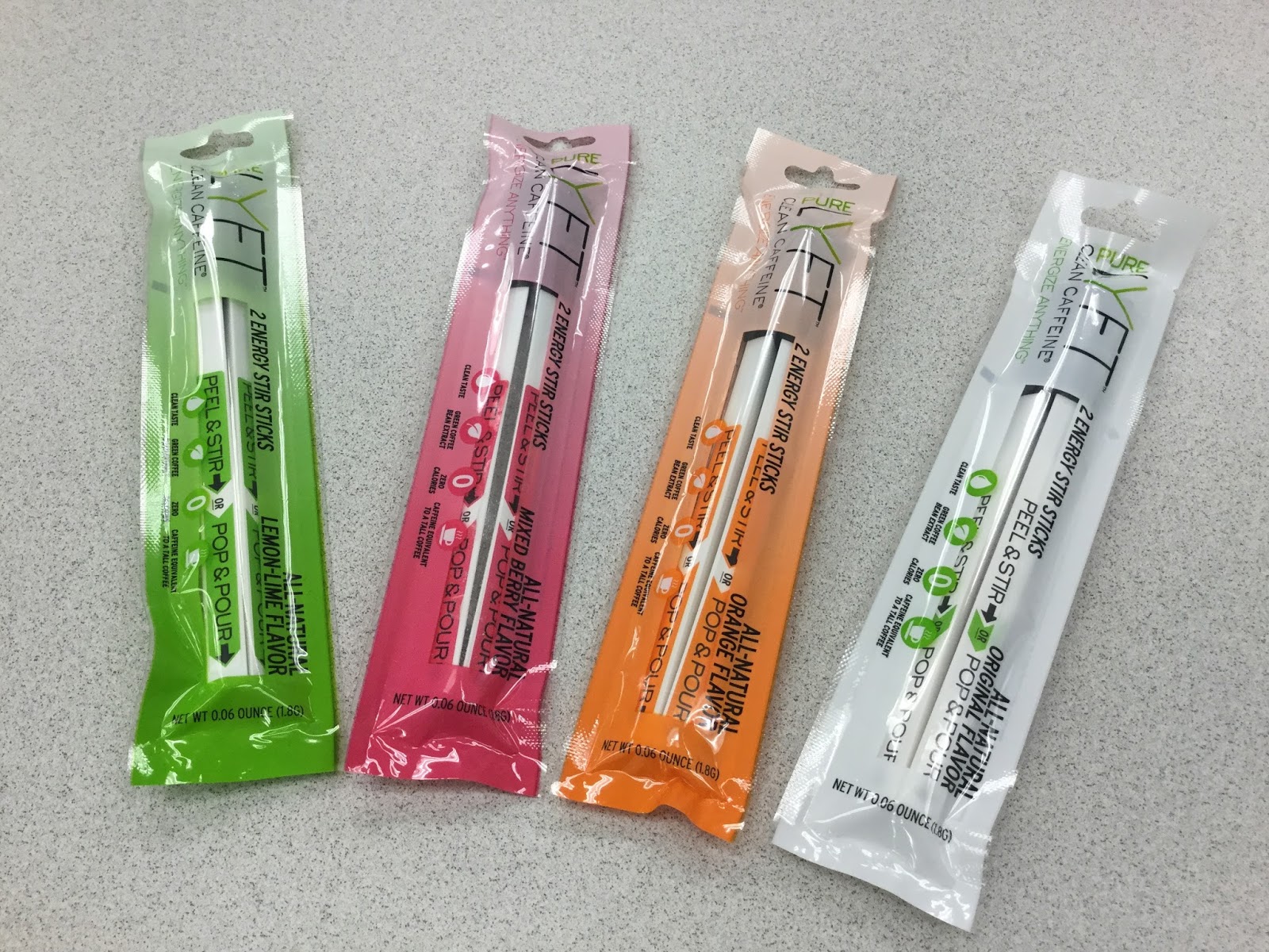 Drinkable Review pureLYFT Clean Caffeine Stir Sticks