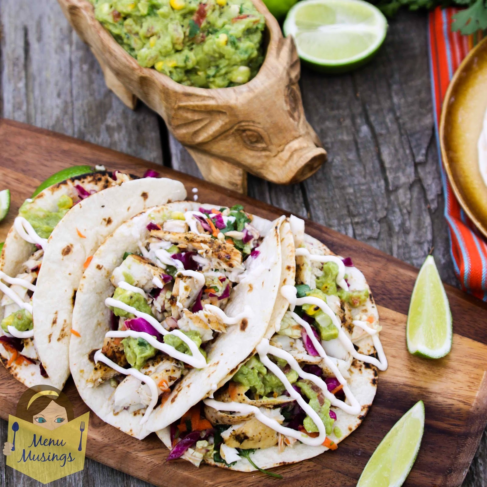 Menu Musings of a Modern American Mom Mojito Lime Mahi Mahi Tacos with