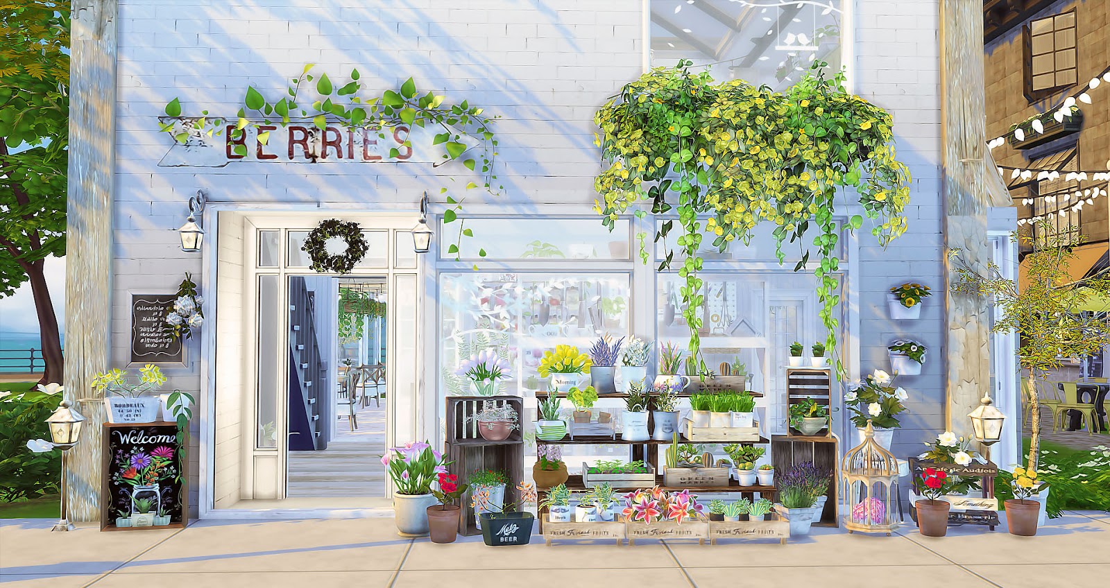 My flower shop. SIMS 4 Руби ред. Ruby Red SIMS.