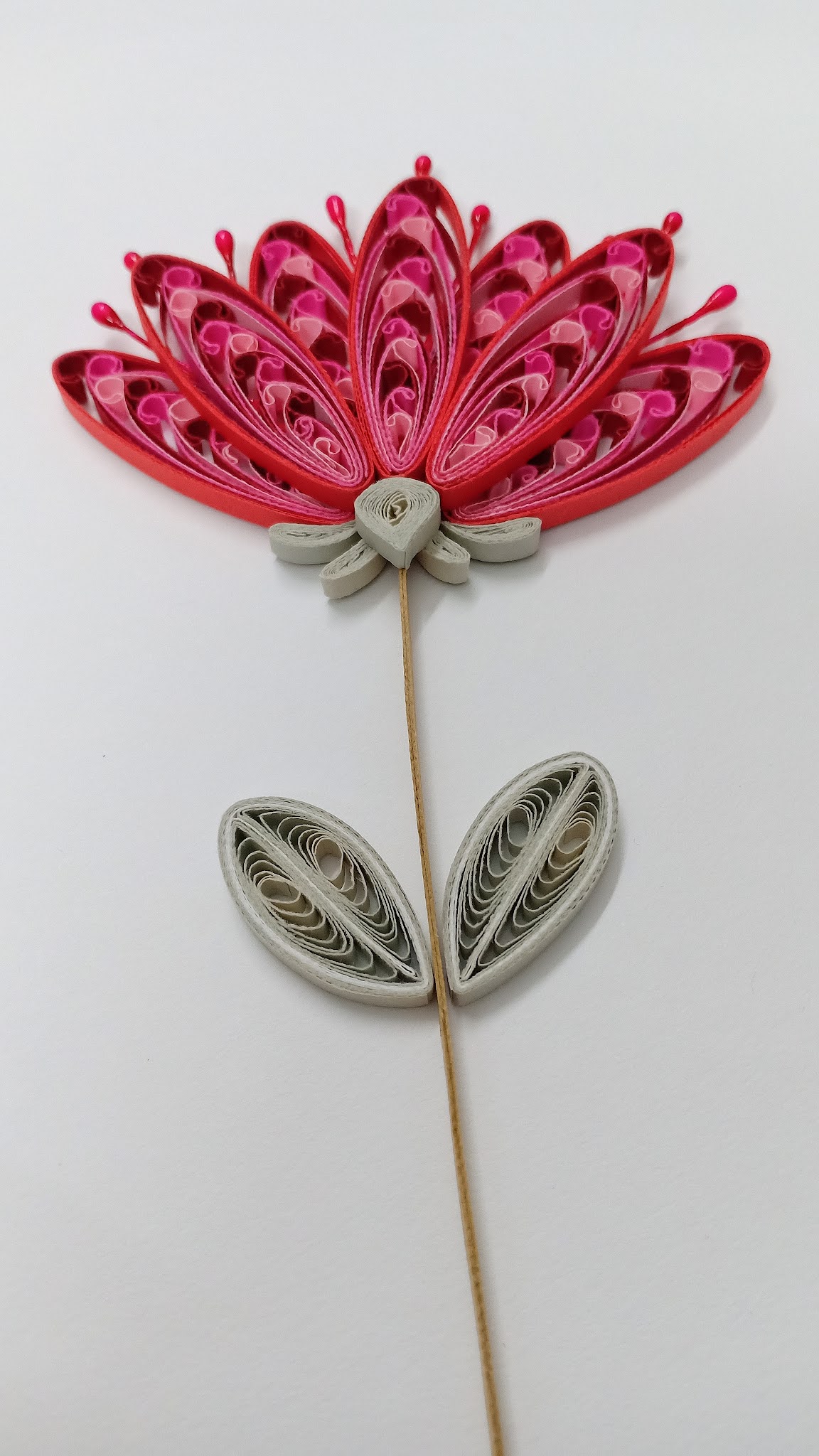 AZLINA ABDUL Twisted Loops Quilling Flower Tutorial