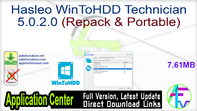 Hasleo WinToHDD Technician 5.0.2.0 (Repack & Portable)
