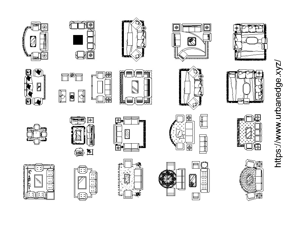 14+ Modern Chair Cad Block PNG Architechture