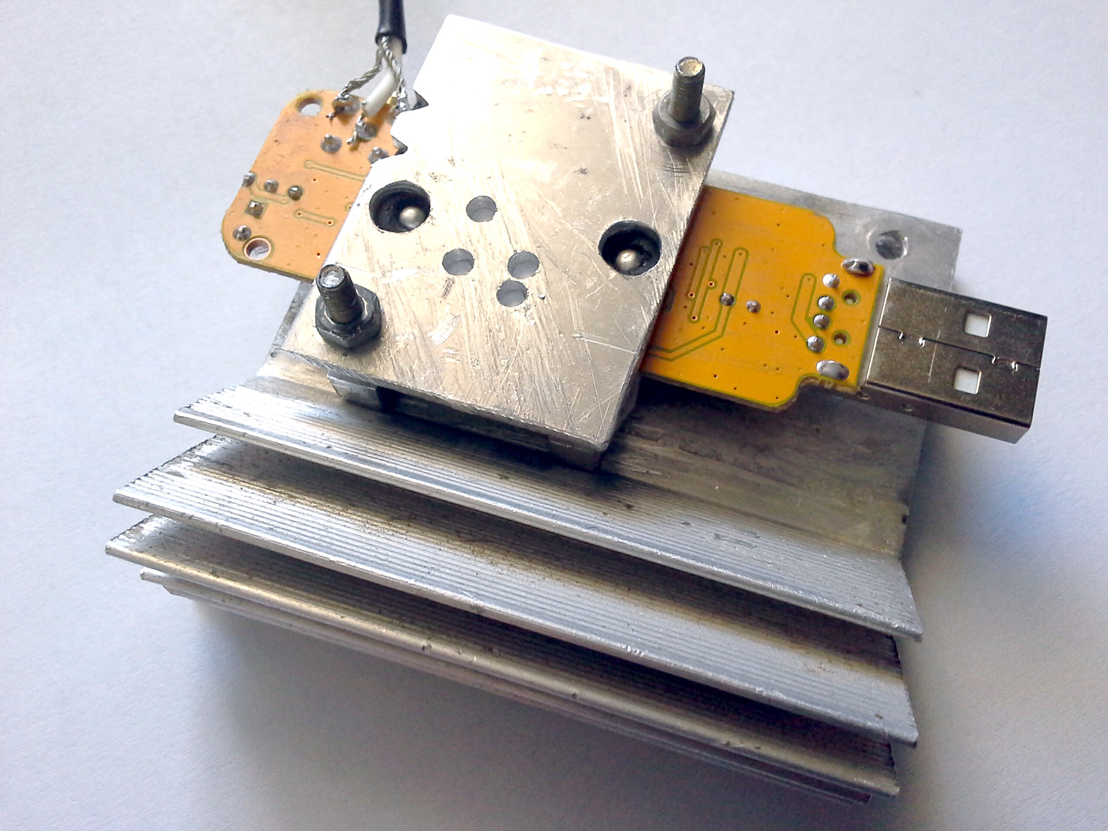 Heatsink for RTL-SDR dongle · One Transistor