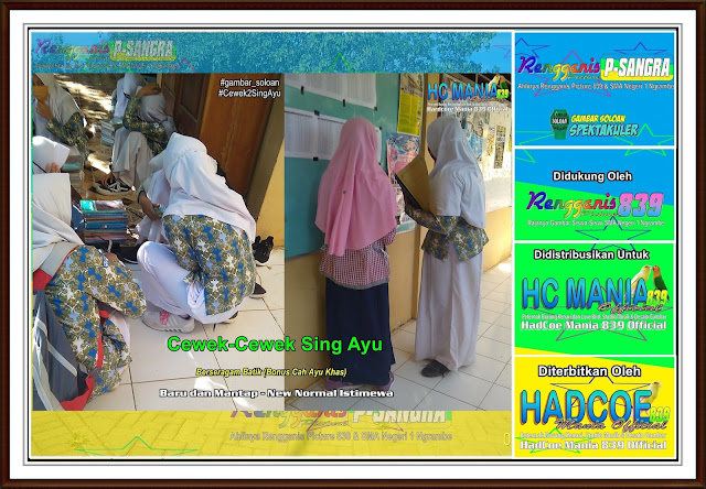Gambar Soloan Spektakuler - Gambar Siswa-Siswi SMA Negeri 1 Ngrambe Cover Batik - 10 RG