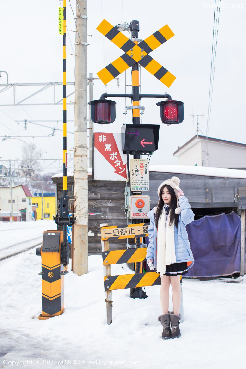 Image-IMISS-Vol.262-Sabrina model–Xu-Nuo-许诺-Sparkling-White-Snow-TruePic.net- Picture-22