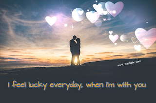 I feel lucky everyday,Latest love quotes, latest whatsapp love quotes 