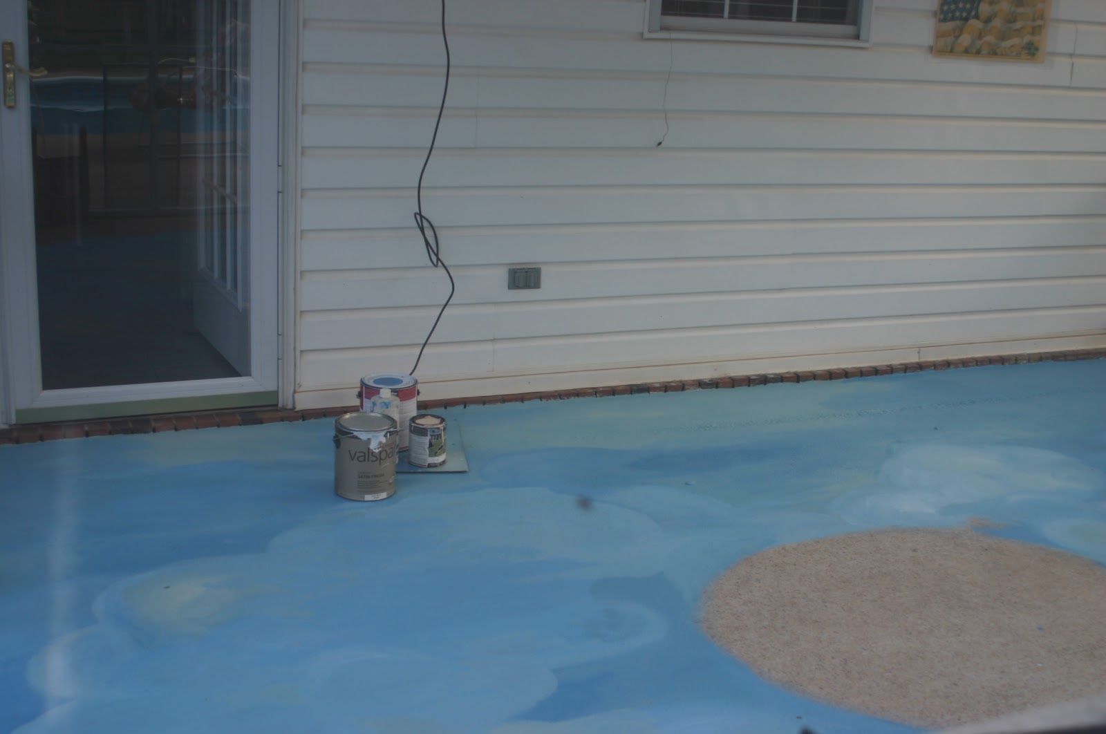 Painting a concrete patio Painting Concrete PatioDay 2