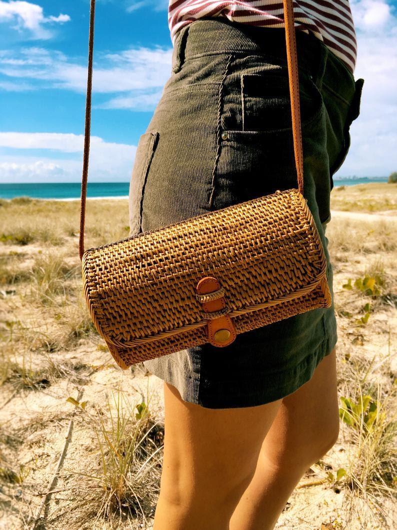 Wicker Handbag Hottest Fashion Trend Summer 2021