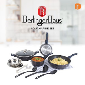 Berlinger Haus Aquamarine Cookware Set (Set of 10)