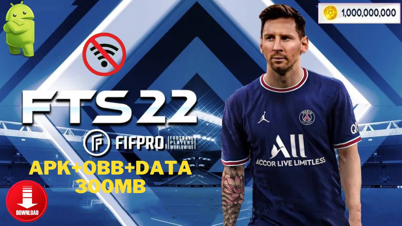 Download FTS 22 Mod APK+OBB Messi Data Unlimited Coins - Games Download