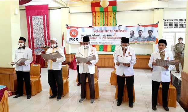 Pengurus DPD PKS Kabupaten Padang Pariaman periode 2020 2024