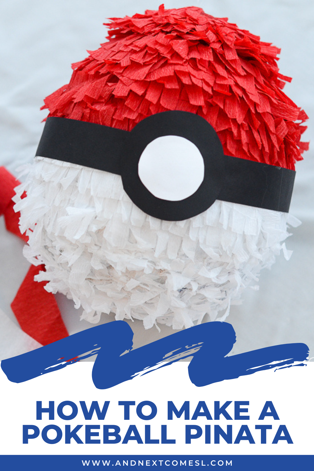 Looking for Pokemon pinata ideas? Here's how to make a DIY pokeball pinata
