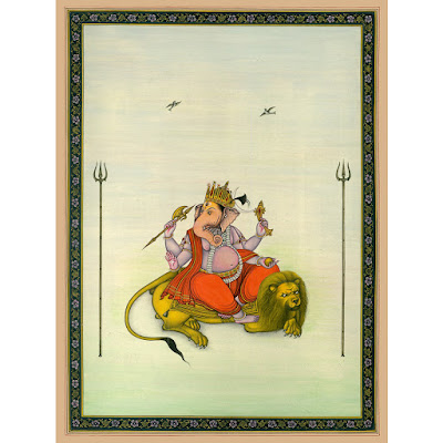 The Simhavahana Of Lord Ganesha