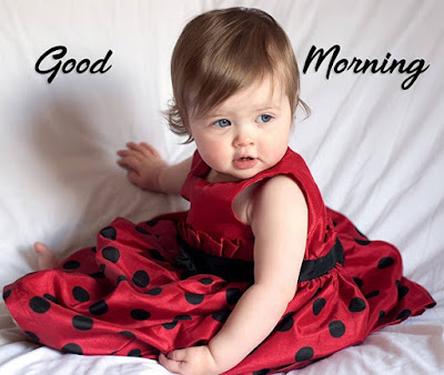 good morning baby girl hd image