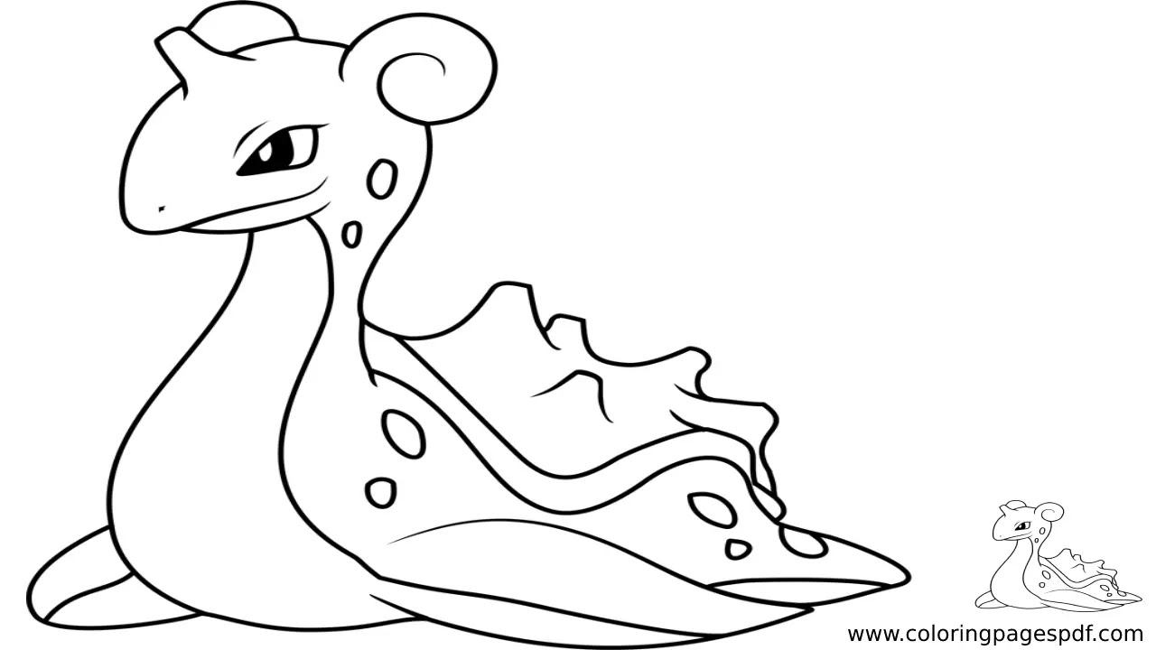 Coloring Page Of Lapras