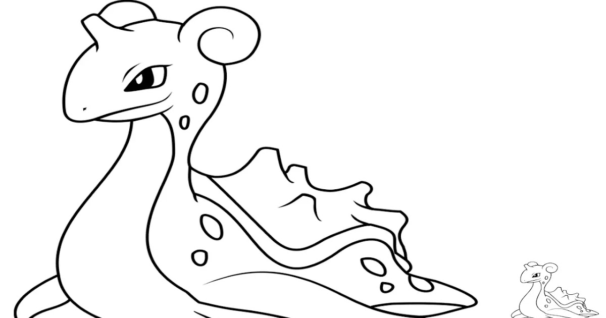 Coloring Page Of Lapras