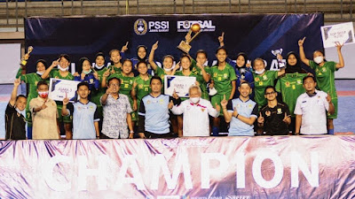 Team Putri Futsal Kota Bandung Juara AFP dan Tempatkan Pemain Pencetak Gol Terbanyak