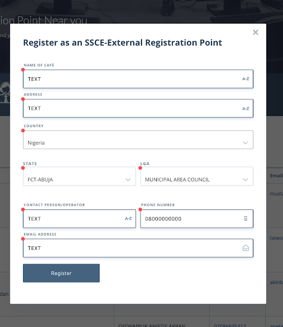 2019 NECO GCE Registration Form (Nov/Dec) | Cybercafes & Candidates