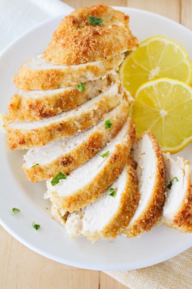 BAKED PARMESAN CRUSTED CHICKEN BAKED PARMESAN CRUSTED CHICKEN