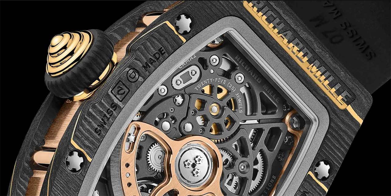 Richard Mille - RM 07-01 and RM 037 in Gold Carbon TPT | Time and ...
