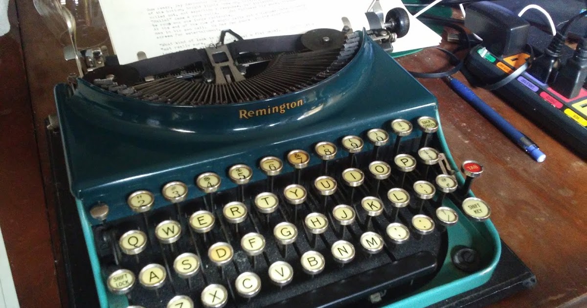 Manual Entry typewriters in use