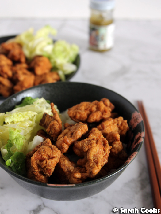 Sarah Cooks Yuzu Kosho Fried Chicken