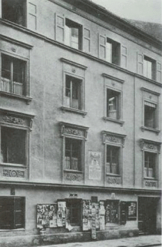 Hitler's first address in Munich