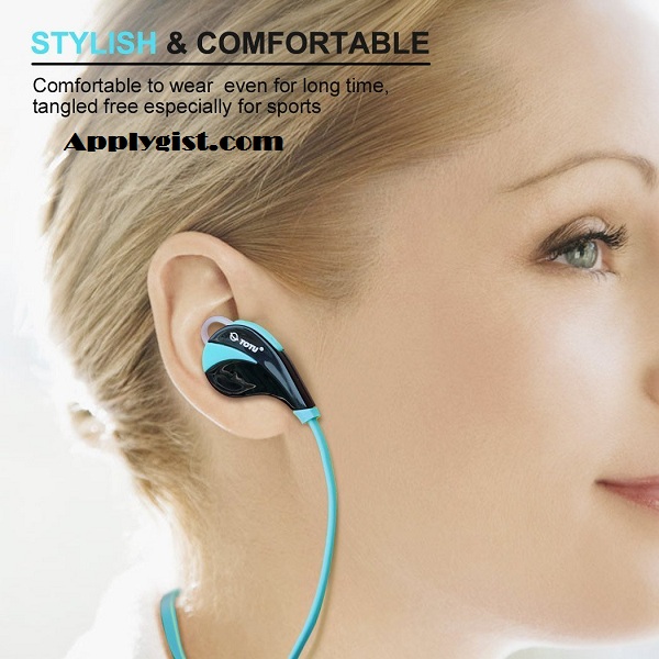 Bluetooth Headphones, TOTU Wireless Bluetooth Stereo Earbuds Sweatproof
