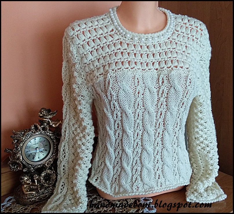 swetry na drutach wzory i schematy