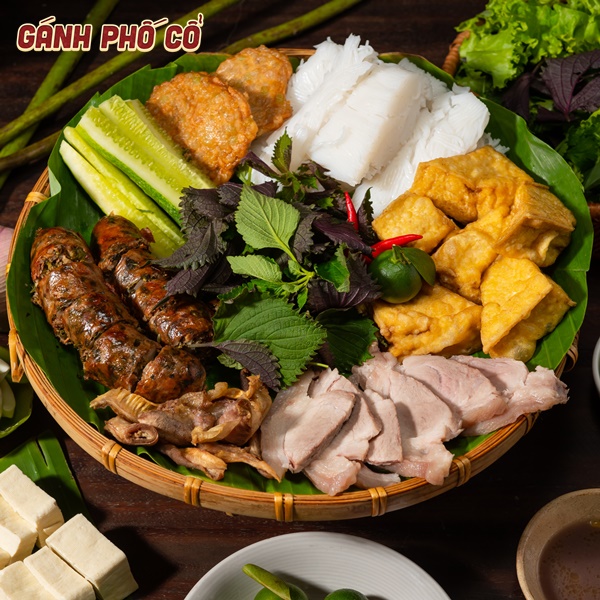 Bún Đậu Tá Lả -Special Rice Noodles (Tofu,Viscera,Spring Rolls,Pig Trotter Meat) Bún Đậu Tá Lả -Special Rice Noodles (Tofu,Viscera,Spring Rolls,Pig Trotter Meat)