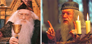 Richard Harris, Michael Gambon, Dumbledore en Harry Potter