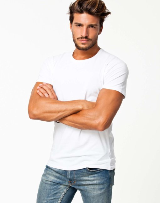 Pima SS O-Neck NOOS Selected Homme