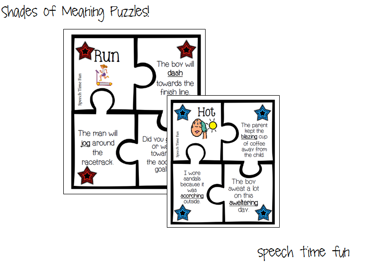 Speech Time Fun Shades Of Meaning Puzzles speech-time-fun-shades-of-meaning-puzzles