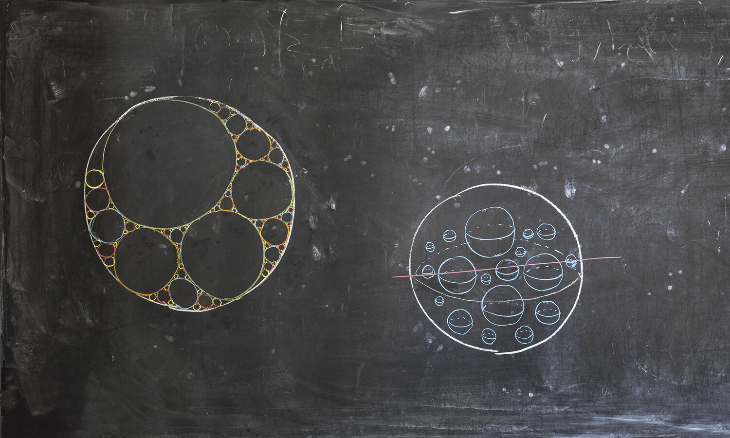 Mathematicians' chalk experiments captured as art in new book from  photographer Jessica Wynne