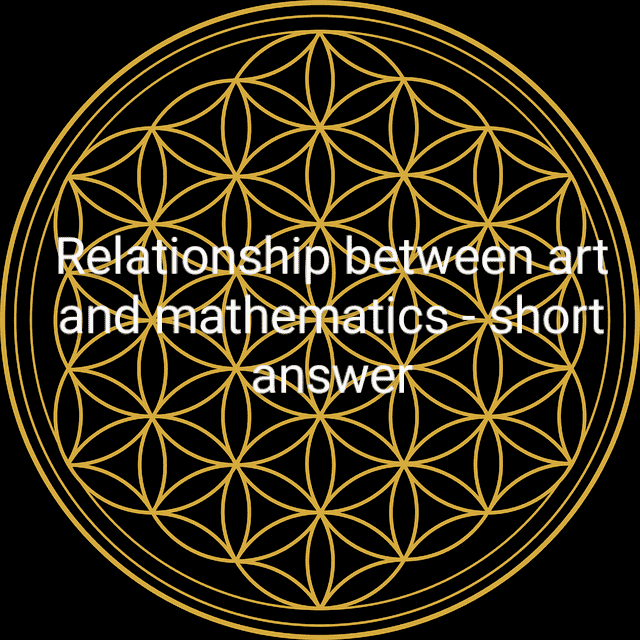 √ Relationship between art and mathematics short answer Science Laws