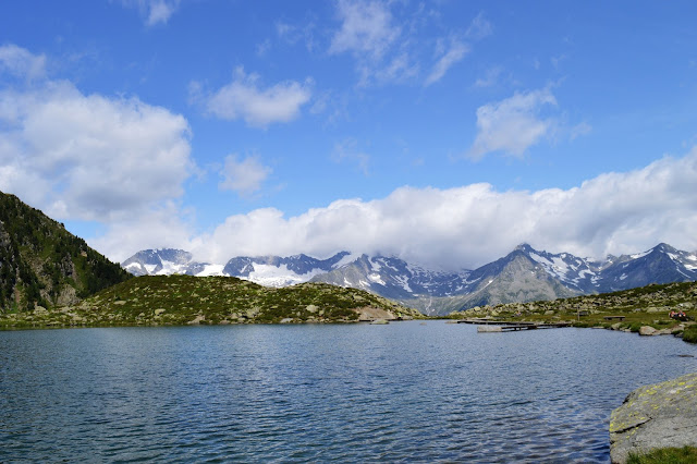 lago klaussee da klausberg in valle aurina