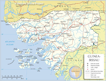 Mapa da Guiné