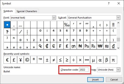 Cómo agregar viñetas al texto en Excel