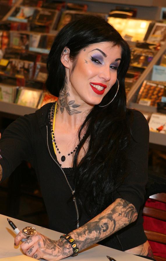Kat Von D is a very talented artist and reality star tattoo is also a little